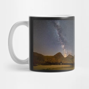 Three Cliffs Bay with the Milky Way Mug